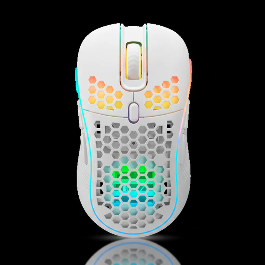 ماوس ألعاب Rampage SMX-R85 GENTLE مع إضاءة RGB وتصميم مريح