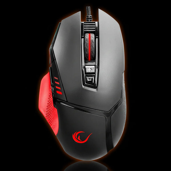 ماوس ألعاب Rampage CENTAUR SMX-R13 مع إضاءة RGB وتصميم مريح