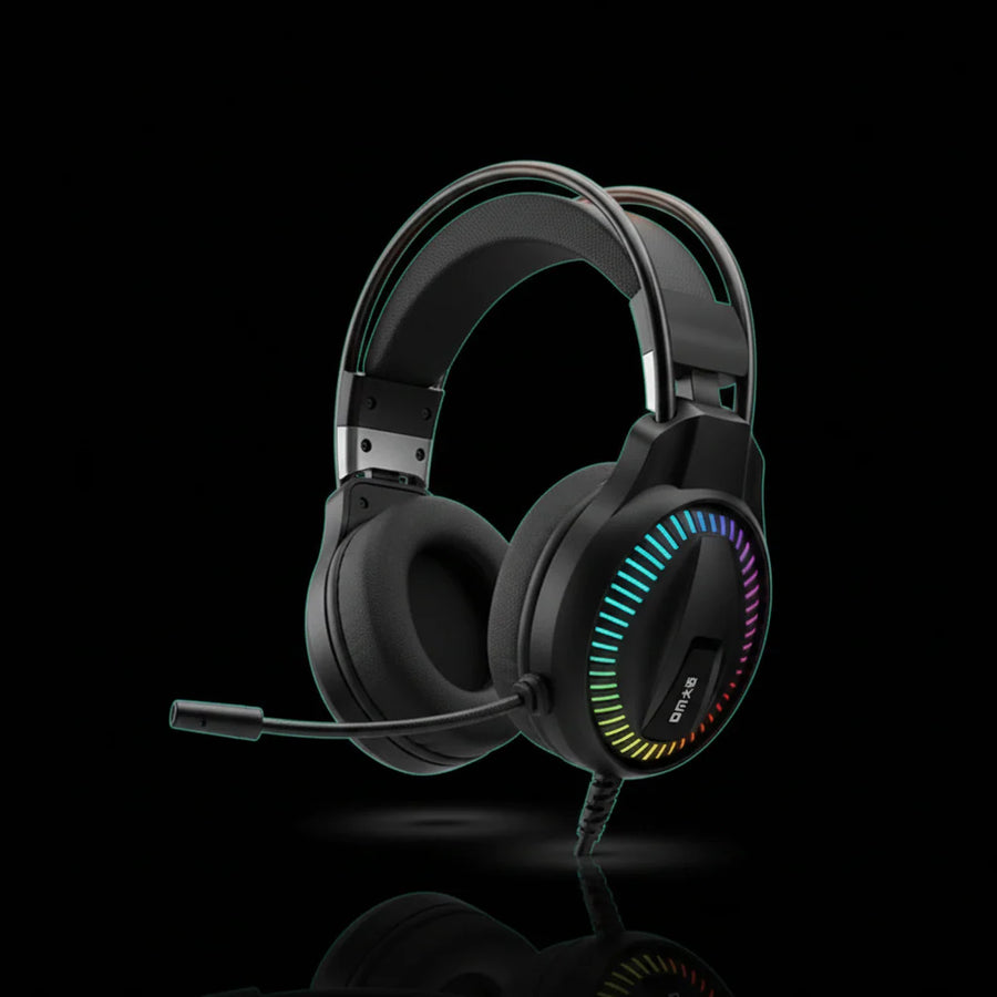 سماعة ألعاب DM T710 RGB مع صوت محيطي وإضاءة LED