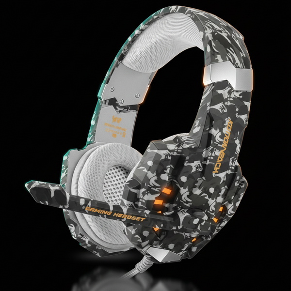 Kotion Each G9600 Wired Gaming Headset – Over-Ear, RGB, Noise-Cancelling Mic, 3.5mm & USB