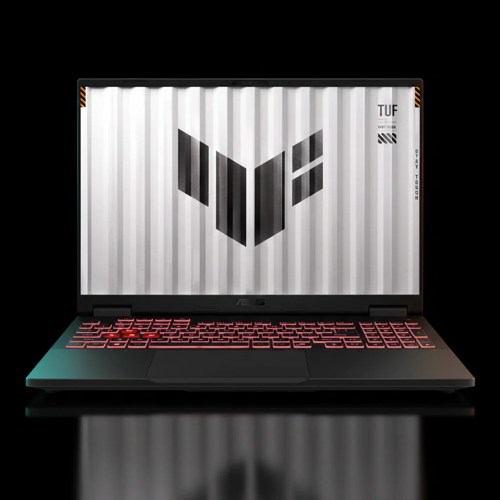لابتوب ASUS TUF – معالج Intel i7-14650HX، ذاكرة 16GB، تخزين 1TB SSD، بطاقة رسومات RTX 5070 بسعة 8GB، شاشة 16 بوصة
