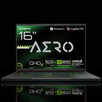 لابتوب GIGABYTE AERO X16 – معالج Ryzen 7 35، ذاكرة 32GB، تخزين 1TB SSD، بطاقة رسومات RTX 5070، شاشة 16 بوصة، مع ميزة Ryzen AI