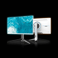 CMS 27" 2K Curved Gaming Monitor – 240Hz, 1ms Response Time, IPS, RGB, White