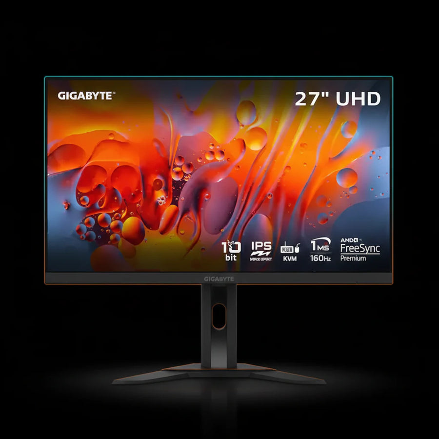شاشة ألعاب Gigabyte M27UA بمقاس 27 بوصة – بدقة 4K UHD، معدل تحديث 160Hz، زمن استجابة 1ms، لوحة IPS