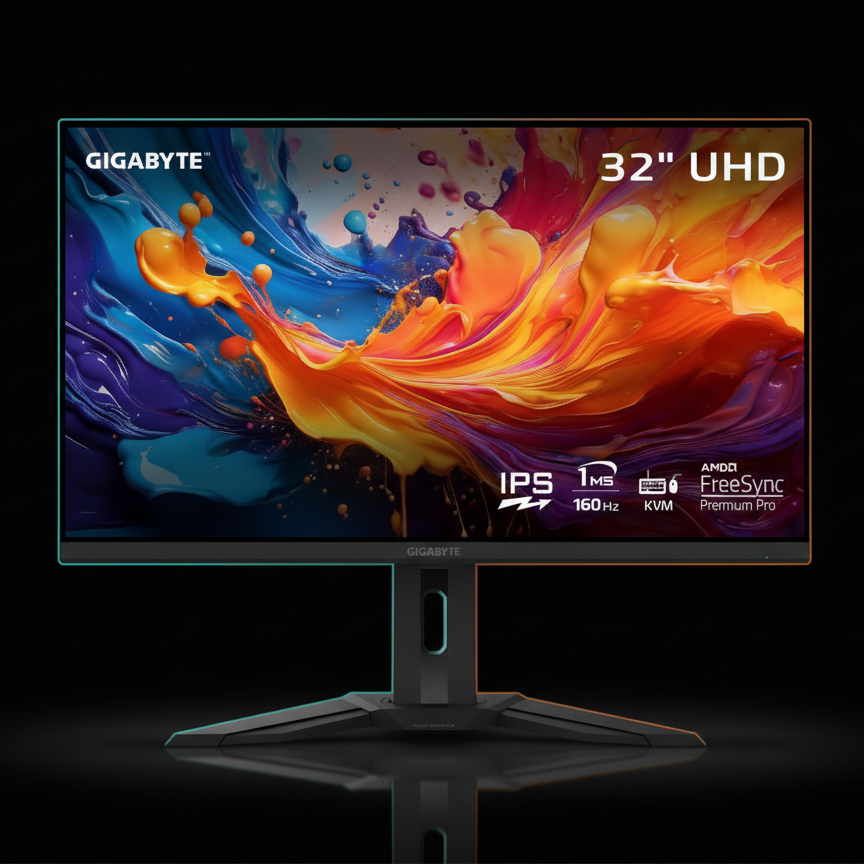 Gigabyte M32UP 32" 4K UHD Gaming Monitor – 160Hz, 1ms Response Time, IPS