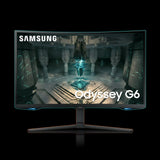 شاشة ألعاب سامسونج Odyssey G65B بانحناء 32 بوصة – بدقة QHD، معدل تحديث 165Hz، زمن استجابة 1ms