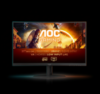 شاشة ألعاب من AOC C27G4ZXE بانحناء 27 بوصة – معدل تحديث 280Hz، زمن استجابة 0.5ms، بدقة QHD