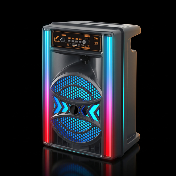 YE-803 Wireless Speaker – 8" Portable Bluetooth Speaker with RGB Lights