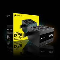 مزود طاقة Corsair CX750 بقدرة 750 واط – ATX – شهادة 80+ Bronze – غير معياري (Non-Modular)