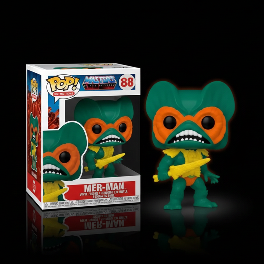 مجسم Funko Pop! Masters of the Universe – Mer-Man رقم 88 (فينيل)
