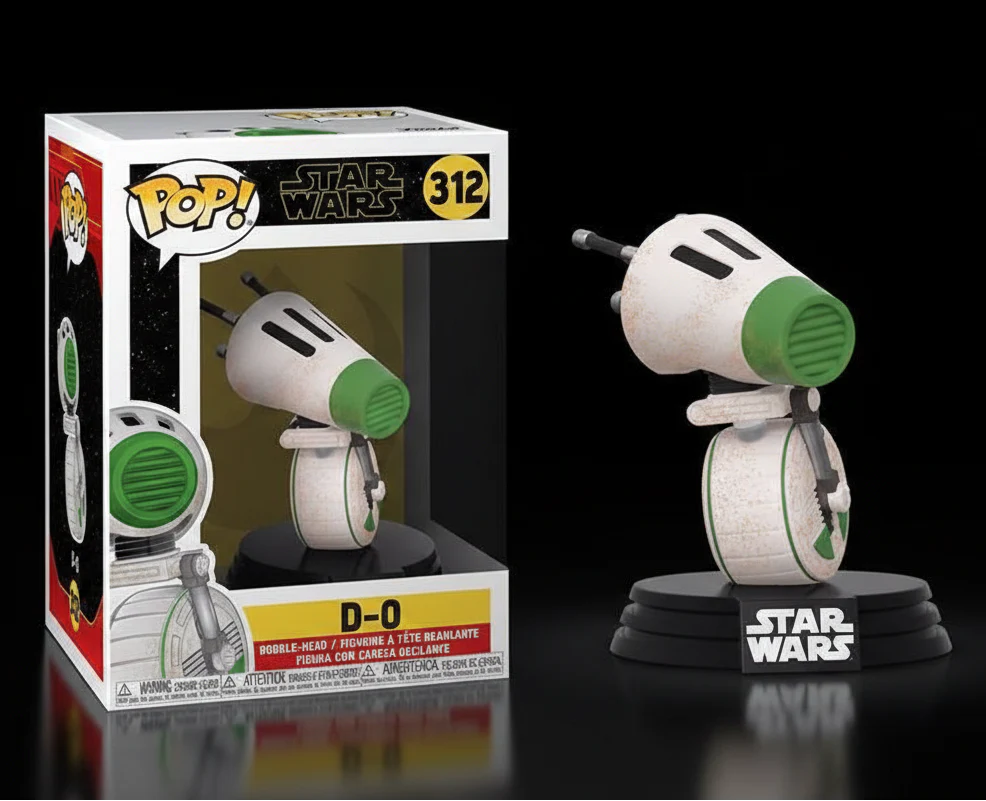 مجسم Funko Pop! Star Wars – D-O رقم 312 (فينيل)